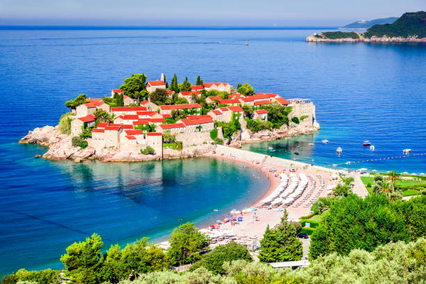 istock Sveti Stefan, Budva - Montenegro, Adriatic Sea 827603782
