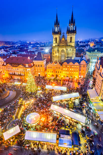 istock Prague, Czech Republic - Christmas Market 827603808