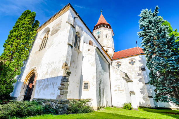 prejmer fortificado igreja roménia - prejmer fortress - fotografias e filmes do acervo