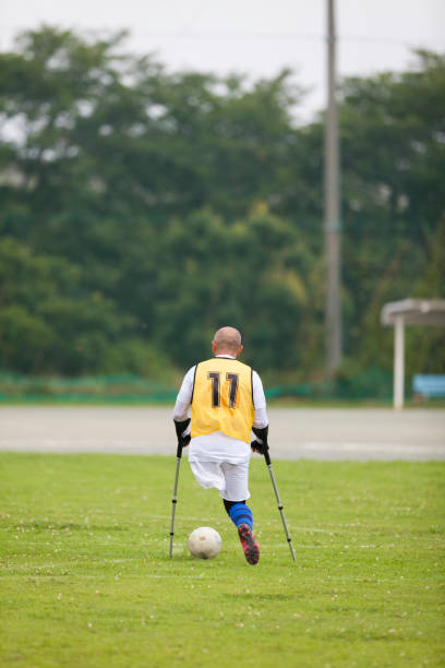 Japanese Amputee Soccer Player