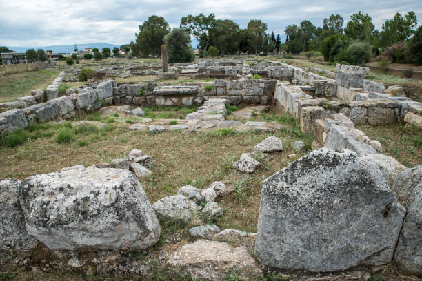 istock The ancient city of Eretria Euboea Greece 827608416