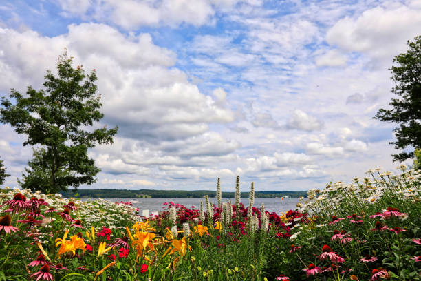 Lake Chautauqua, in western New York, is a beautiful recreation area and vacation destination.