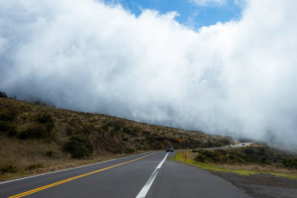 haleakalā 국립 공원 - haleakala national park badlands maui extreme terrain 뉴스 사진 이미지