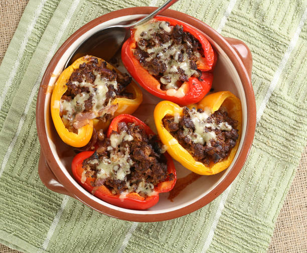 baked peppers
