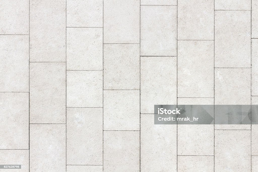 Stripes on white background Floor of white stone slabs Paving Stone Stock Photo