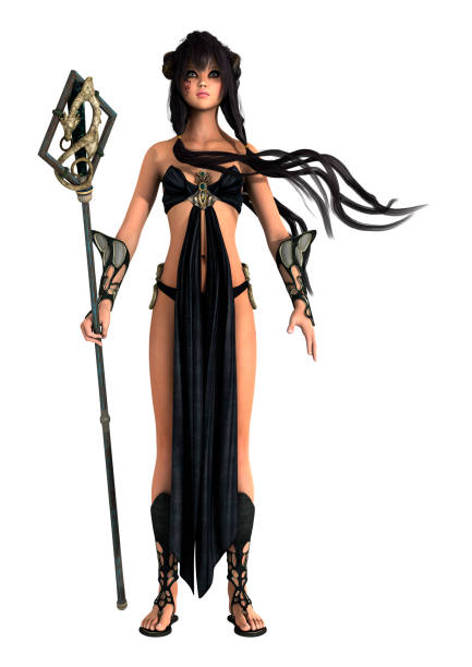 istock 3D Render Fairy Tale Princess on White 827629090