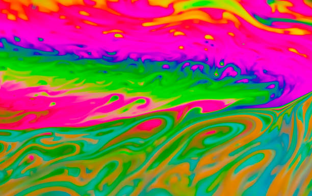 istock Rainbow colors created by soap, bubble,or oil 827638548
