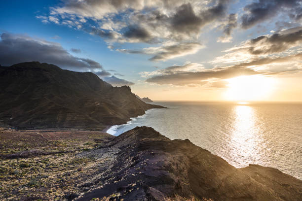 istock Atlantic Ocean and Grand Canary mountains 827638888