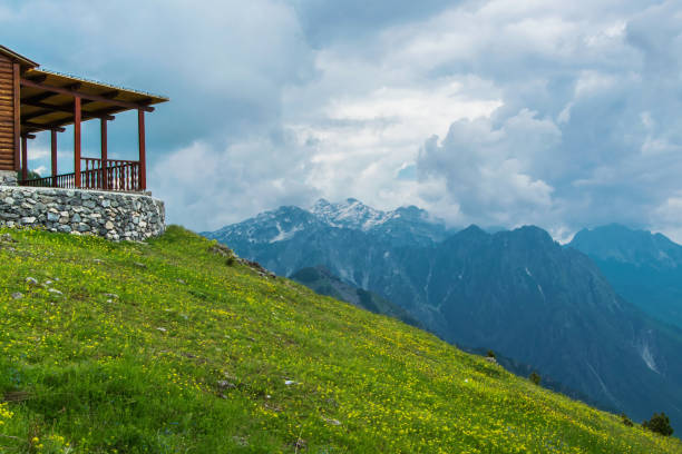 istock Wonderful top view of the mountains 827643650