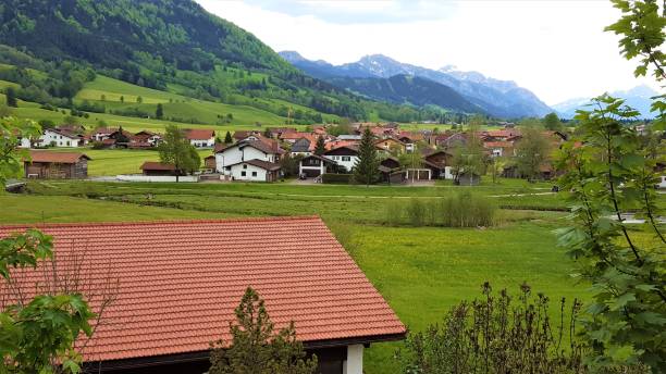 istock View of the Alps from the balcony 827647436