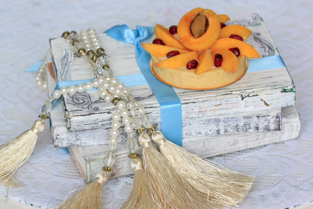 istock Appetizing tartlet with apricot and granatum. 827651974