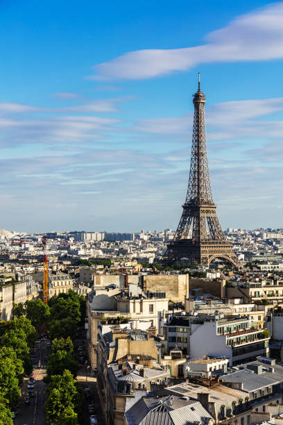 istock Paris cityscape with Eiffel Tower. Paris, France 827662826