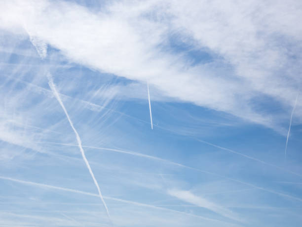 istock Blue sky and clouds sky in France 827667226
