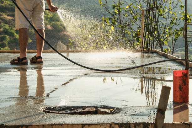 istock Pouring water on reinforcement  cement 827676208