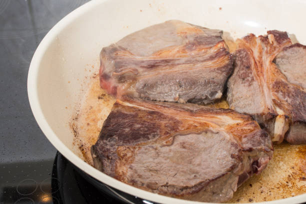 istock Roasted drdy aged rib eye steak in oil 827687370