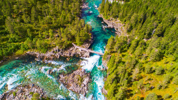 istock Mountain river. Hordaland, Norway. 827692368