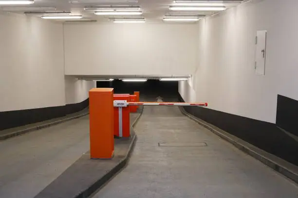 Photo of Security barrier for vehicle access to car parking