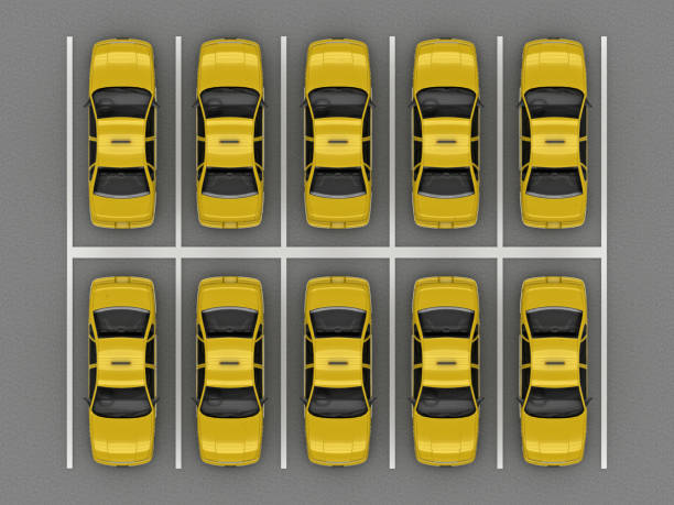 istock taxi car parking top view 827705910