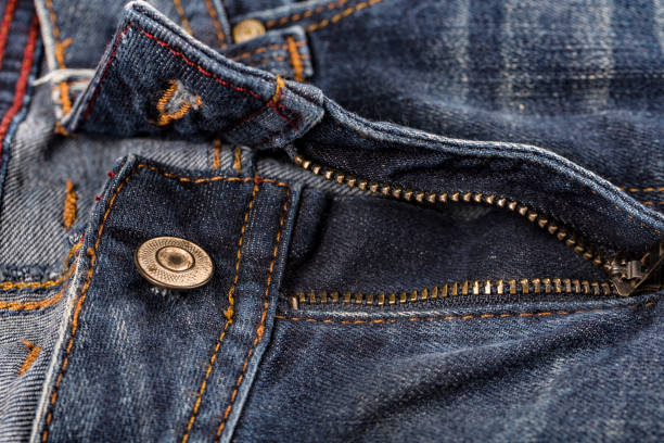 istock Jeans rivet button. Fashion jeans. 827709734