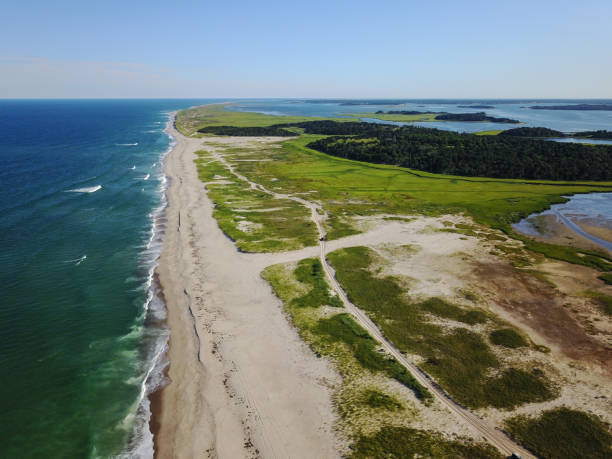 istock Aerial of Beautiful Cape Cod Beach 827721930