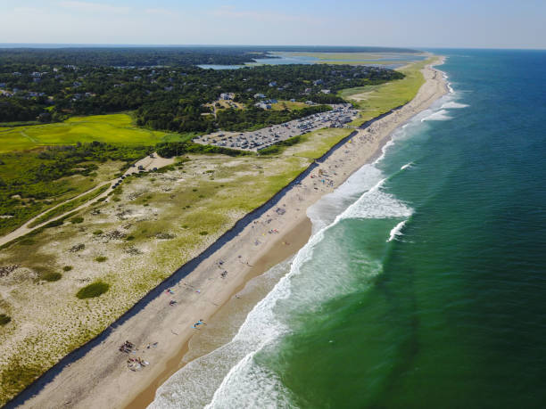 istock Aerial of Incredible Beach on Cape Cod 827721976