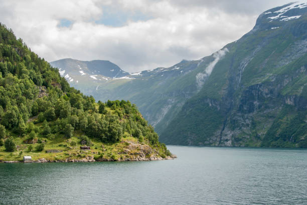 istock Mountains by the Geiranger fjord 827729680