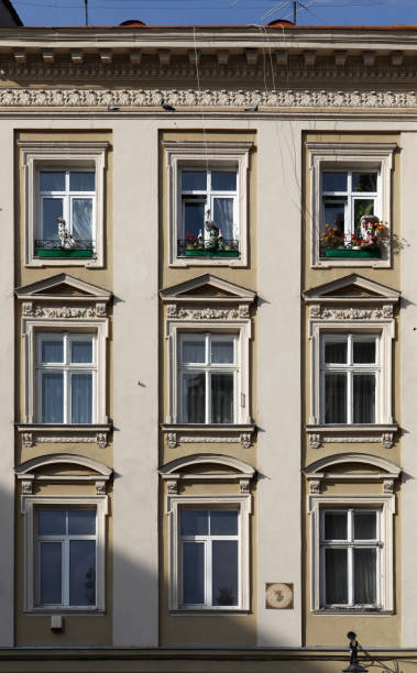 istock windows of reconstructed building 827755504