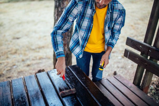 istock Renovation gazebo in the park 827758050