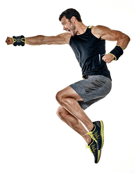 istock fitness man cardio boxing exercises isolated 827780226
