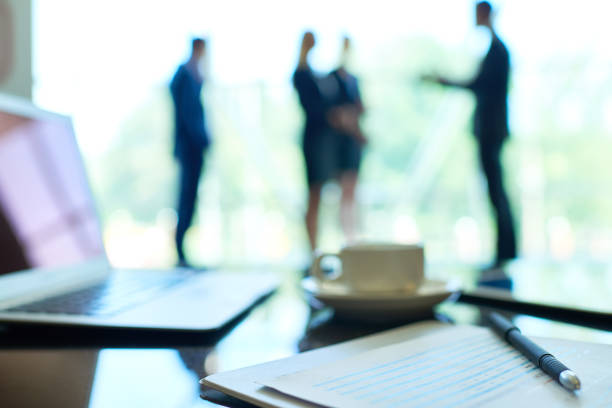 istock Financial report on desk 827783630