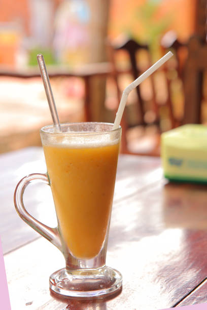 istock banana milk shake with ice 827783780