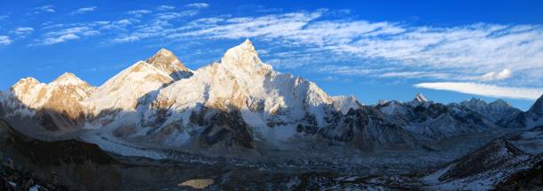 istock Evening panoramic view of Mount Everest from Kala Patthar 827792234