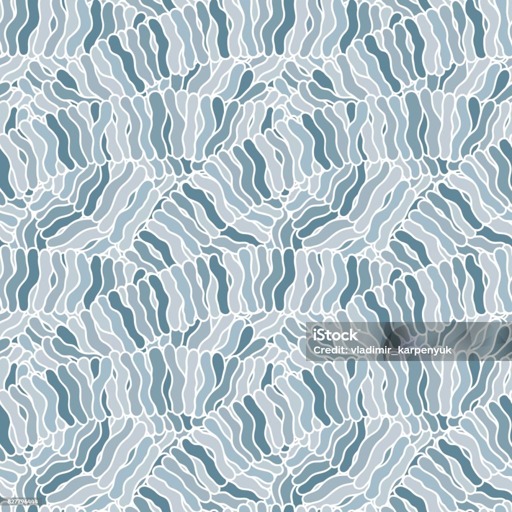 Wave Pattern Fill Seamless Abstract Handdrawn Waves Pattern Wavy Background Stock ...