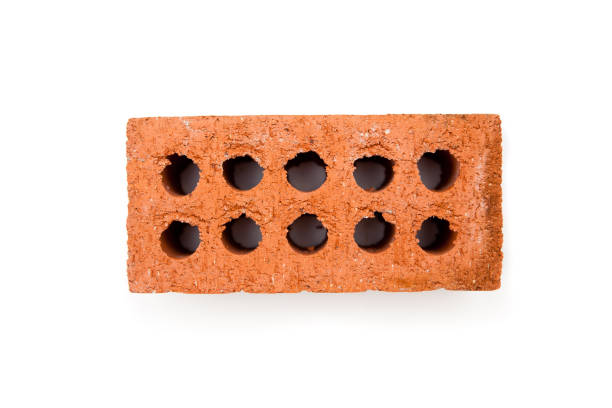 istock Clay brick with ten holes 827803490