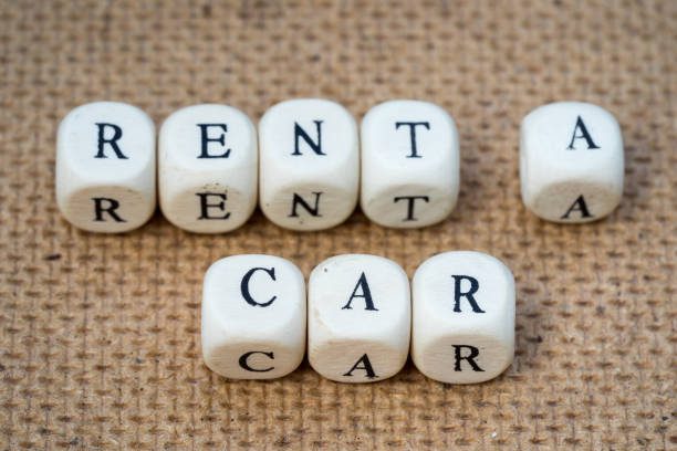 istock rent a car words made from toy cubes with letters 827811280
