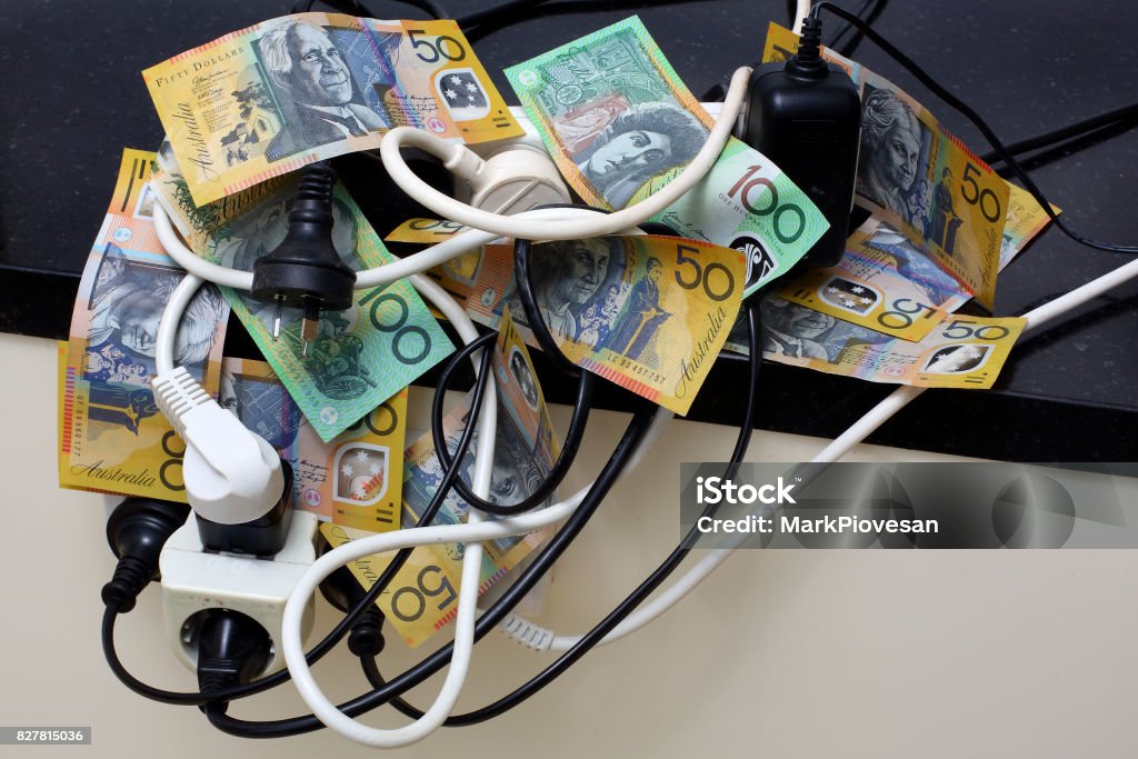 Strompreise - Lizenzfrei Australien Stock-Foto