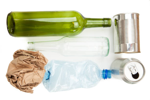 istock Plastic paper glass and metallic recyclable waste 827817796