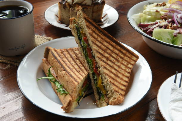 istock Healthy panini sandwiches 827818632