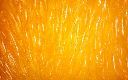 Orange pulp texture background - macro