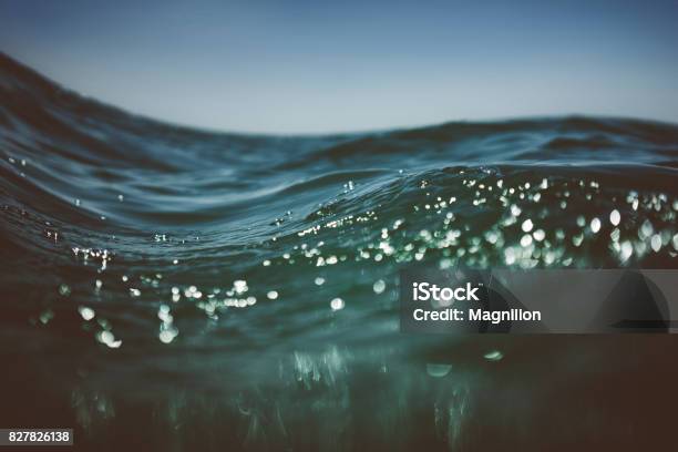 Water Surface Wave Stock Photo - Download Image Now - Water, River, Sea
