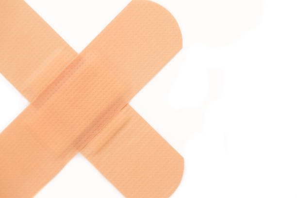 istock Close up of two plasters 827826202