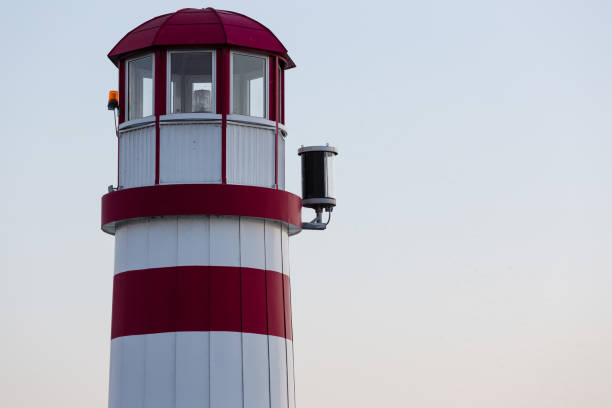 istock Sunset Impression of Lighthouse at Lake Neusiedl (Podersdorf am See, Burgenland, Austria) 827839998