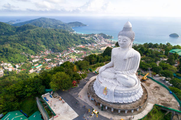 istock Big Buddha Blue sky Phuket Thailand 827847712