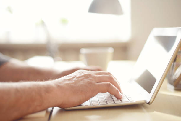 istock Mature Adult man working in the office 827848010
