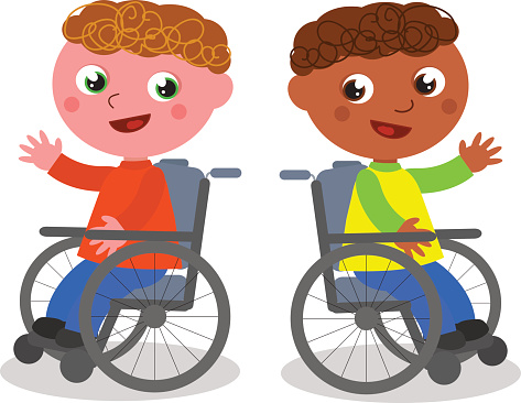 Ilustración de Niños Felices En Silla De Ruedas y más Vectores Libres de Derechos de Silla de ruedas - Silla de ruedas, Niños, Niño - iStock Ilustración de Niños Felices En Silla De Ruedas y más Vectores Libres de Derechos de Silla de ruedas - Silla de ruedas, Niños, Niño - iStock
