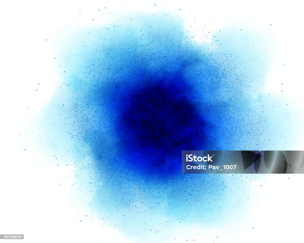 Explosion Blue Abstract Abstract Blue Explosion Of Fire Against White Background Stock Photo ...