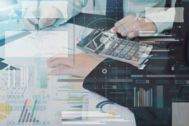 istock business accountant with document technology graph financial on office table. concept analysis finance. 827868146