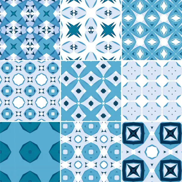 Vector illustration of Seamless Pattern Collection