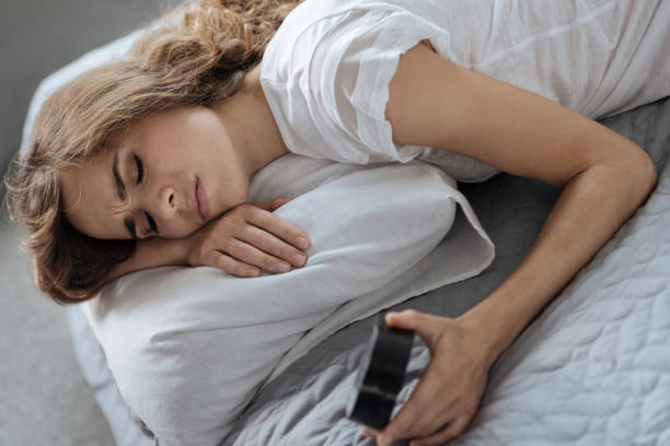 istock Calm peaceful woman sleeping 827875584