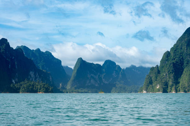 istock View at Ratchadapha Dam at Surat Thani 827881370